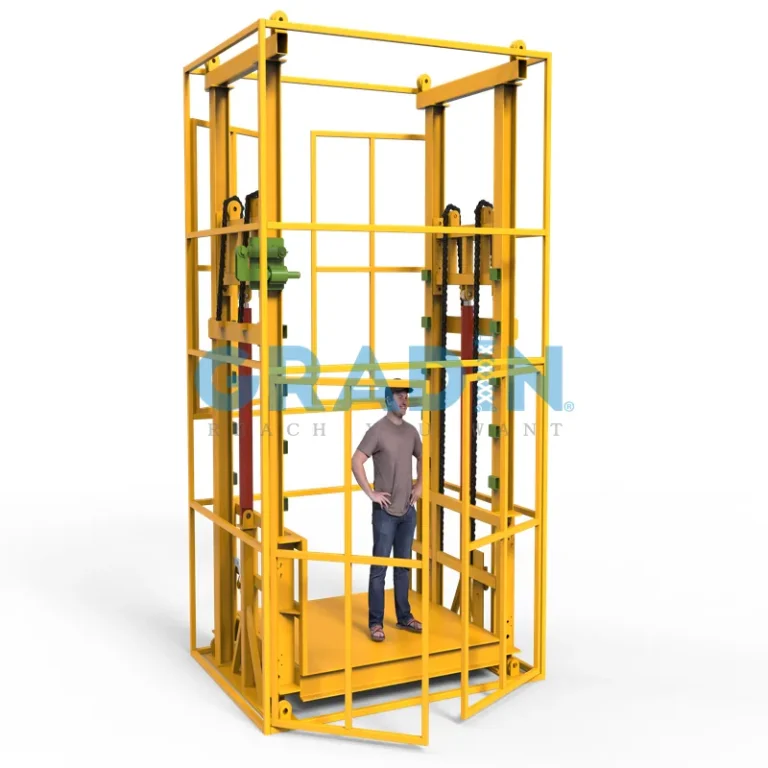 Gradin Bespoke Guarded Hydraulic Cargo Lift 150T Heavy-Duty
