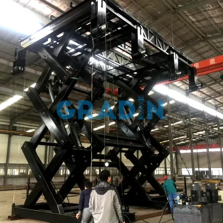 Gradin-Ultra-Heavy-Scissor-Lift-Custom-100T-Hydraulic-Platform