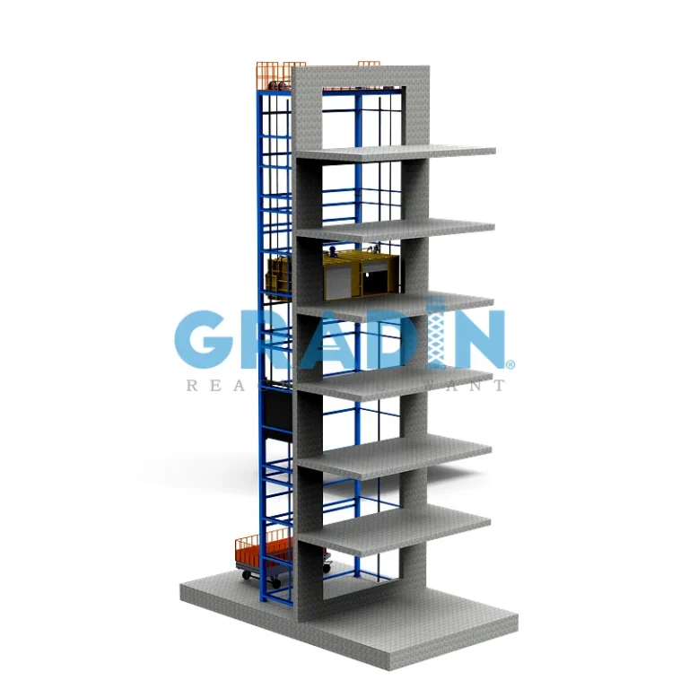 Gradin-Bespoke-High-Rise-VRC-Heavy-Duty-7-Stop-Vertical-Conveyor