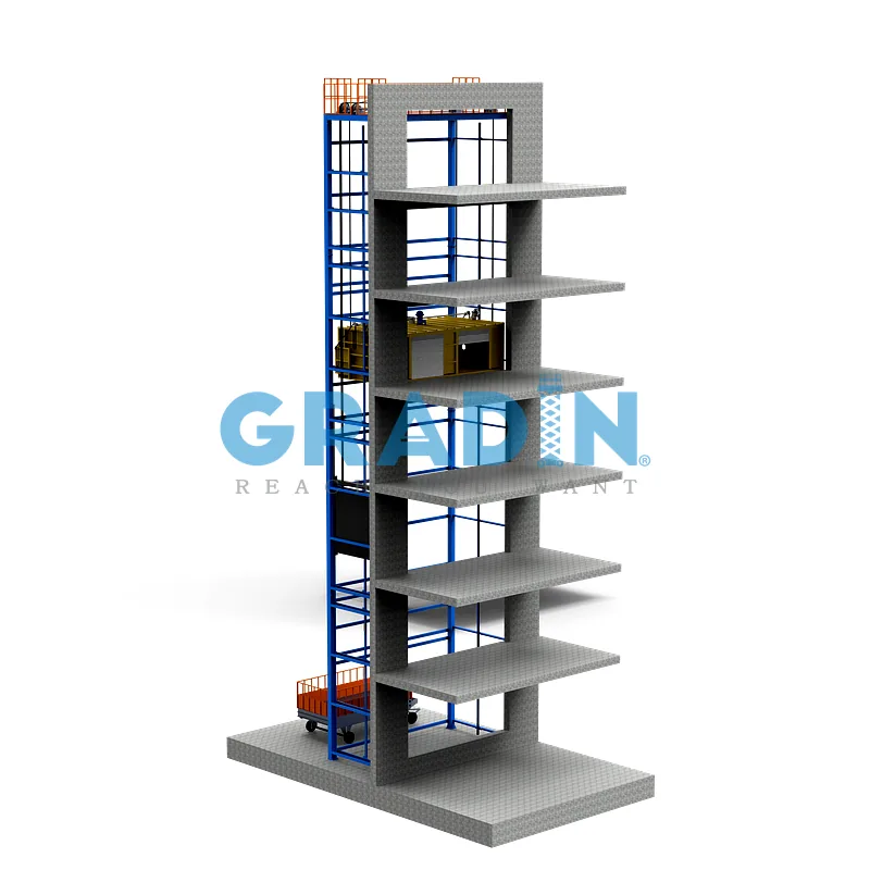 Gradin-Bespoke-High-Rise-VRC-Heavy-Duty-7-Stop-Vertical-Conveyor