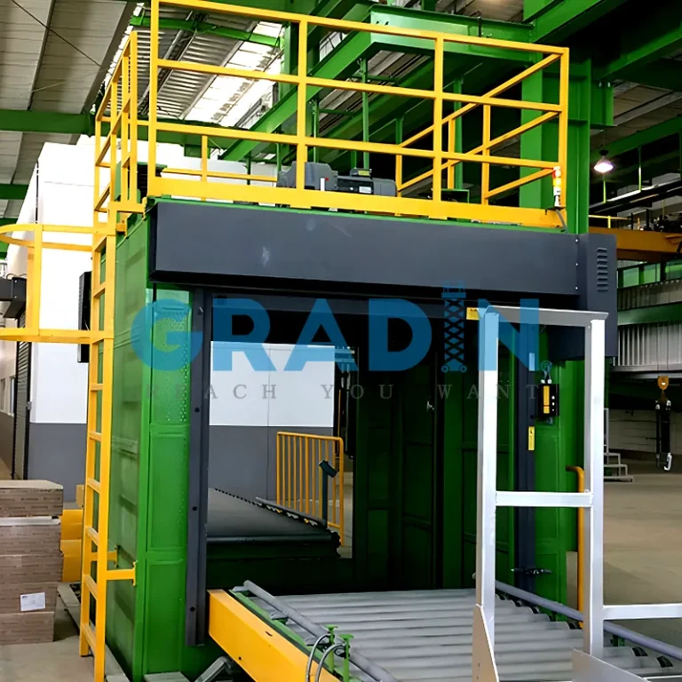 Gradin 4-post C-type vertical reciprocating conveyor