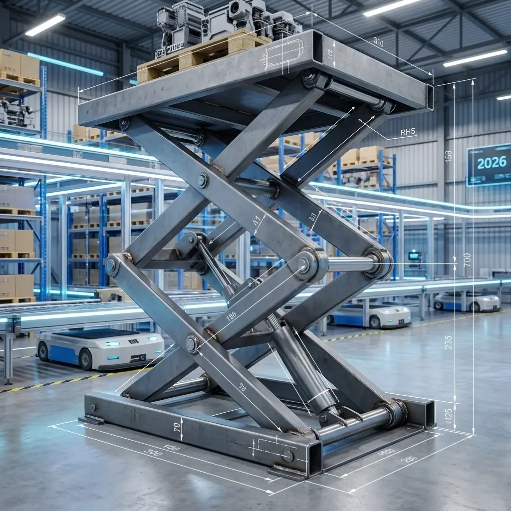 News 13 heavy duty scissor lift torsional rigidity guide